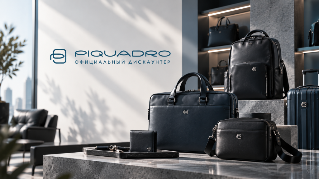 Кожаные аксессуары итальянского производителя Piquadro
