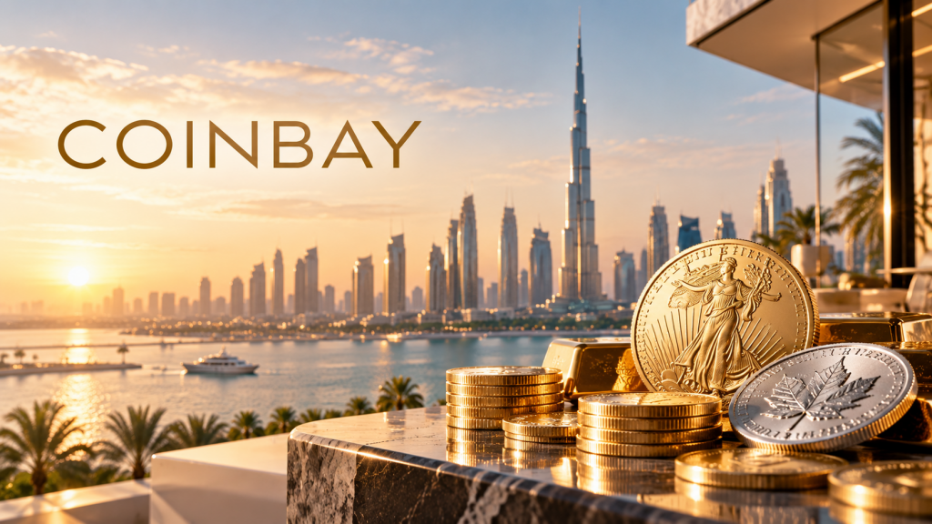 CoinBay — лицензированный дилер DMCC по инвестиционным монетам и слиткам в Дубае